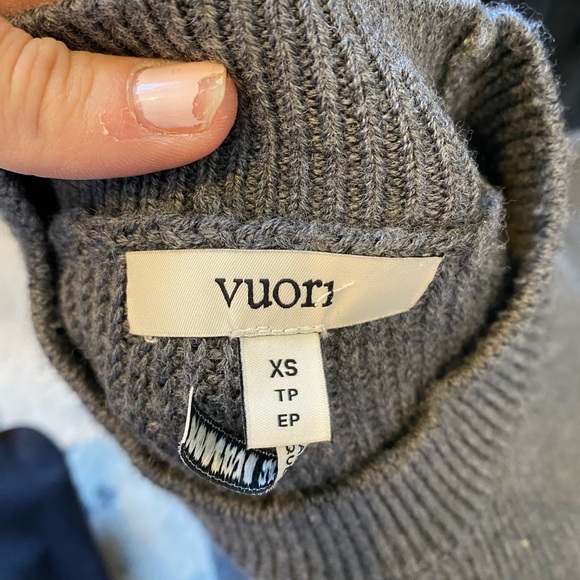 VUORI Cozy Oversized Rib Knit Sweater - gray - Picture 4 of 4